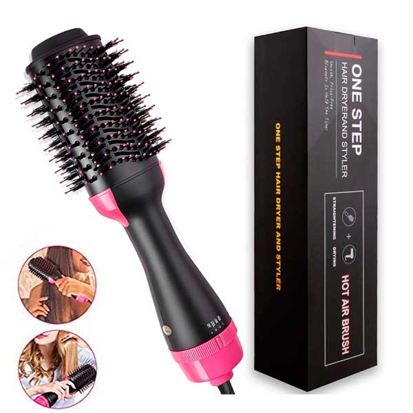 One Step Hair Dryer & Styler Hot Air Brush – Hair Drying, Volumizing & Styling Brush