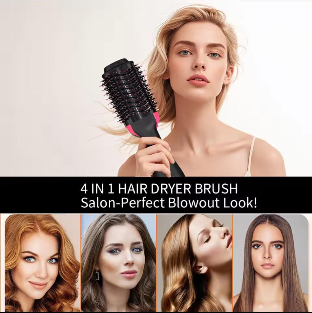 One Step Hair Dryer & Styler Hot Air Brush – Hair Drying, Volumizing & Styling Brush