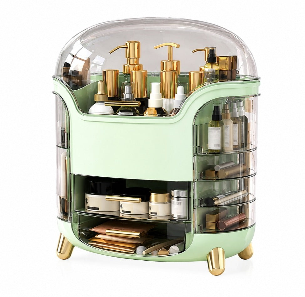 Large Makeup Organizer – Cosmetic & Skincare Storage Box with Drawers