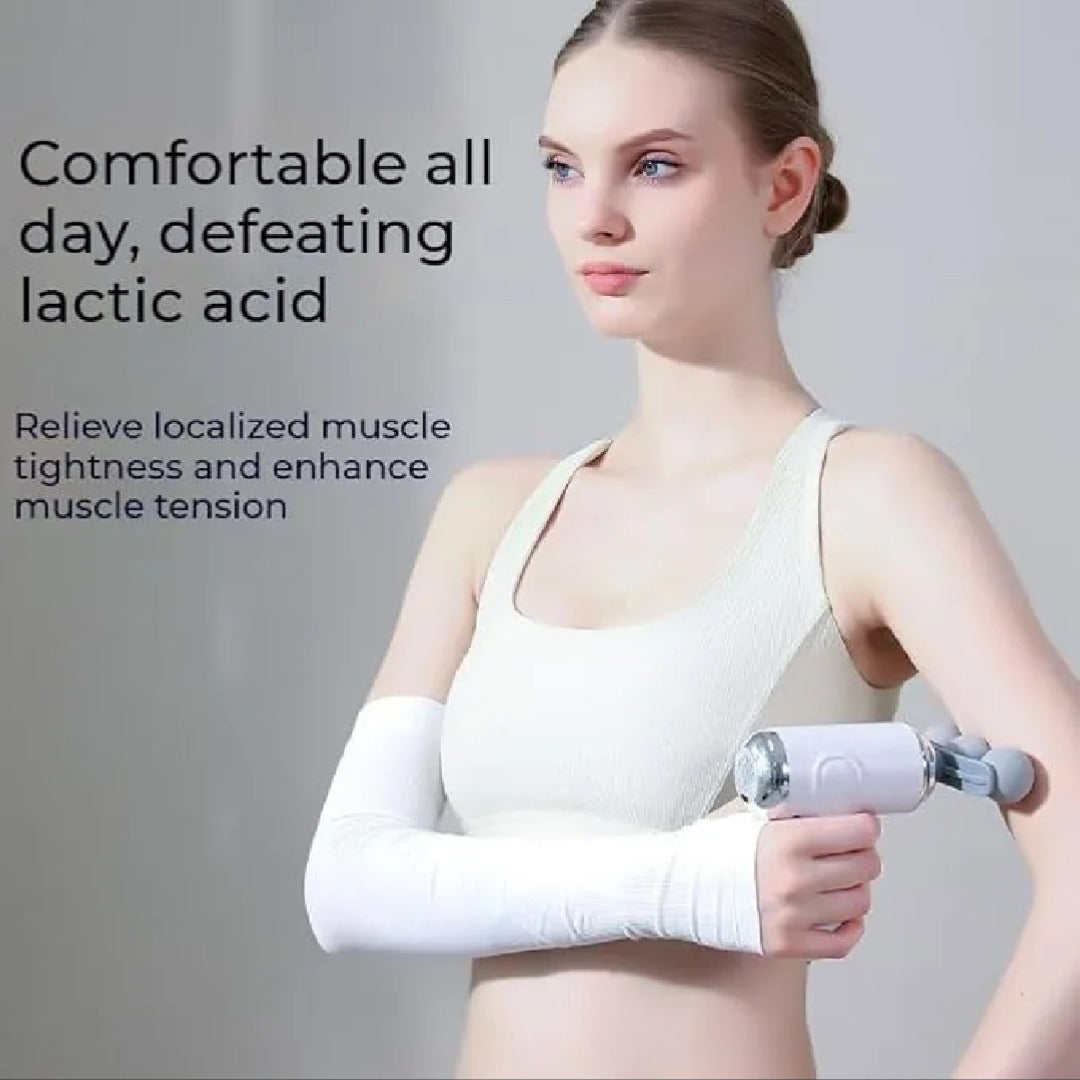 Deep Tissue Massage Gun | Percussion Muscle Massager with 5 Massage Heads | Handheld Electric Body Massager for Muscle Relaxation