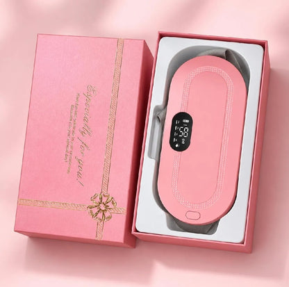 Rechargeable Heating Belt with Digital Temperature Display | Portable Electric Heating Pad for Waist & Body | Adjustable Heat Therapy Belt