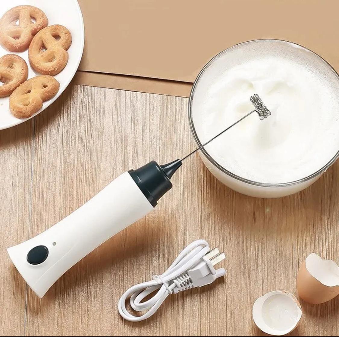 Rechargeable Electric Milk Frother & Coffee Beater | Handheld Egg Whisk & Foamer | Portable Kitchen Mixer for Coffee, Milk & Beverages