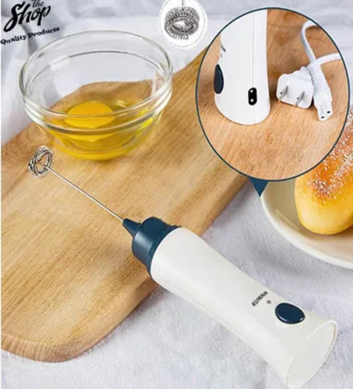 Rechargeable Electric Milk Frother & Coffee Beater | Handheld Egg Whisk & Foamer | Portable Kitchen Mixer for Coffee, Milk & Beverages