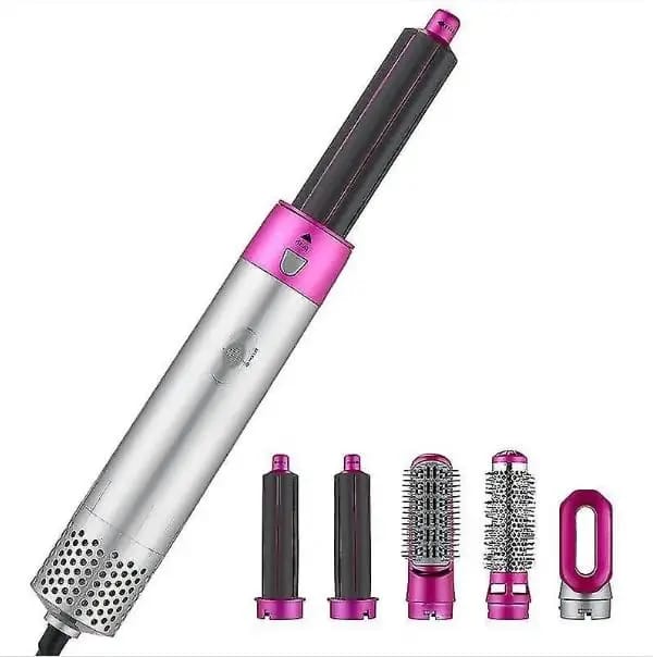 Multi-Function Hot Air Hair Styler Brush Set – Hair Dryer, Curler & Volumizing Styler